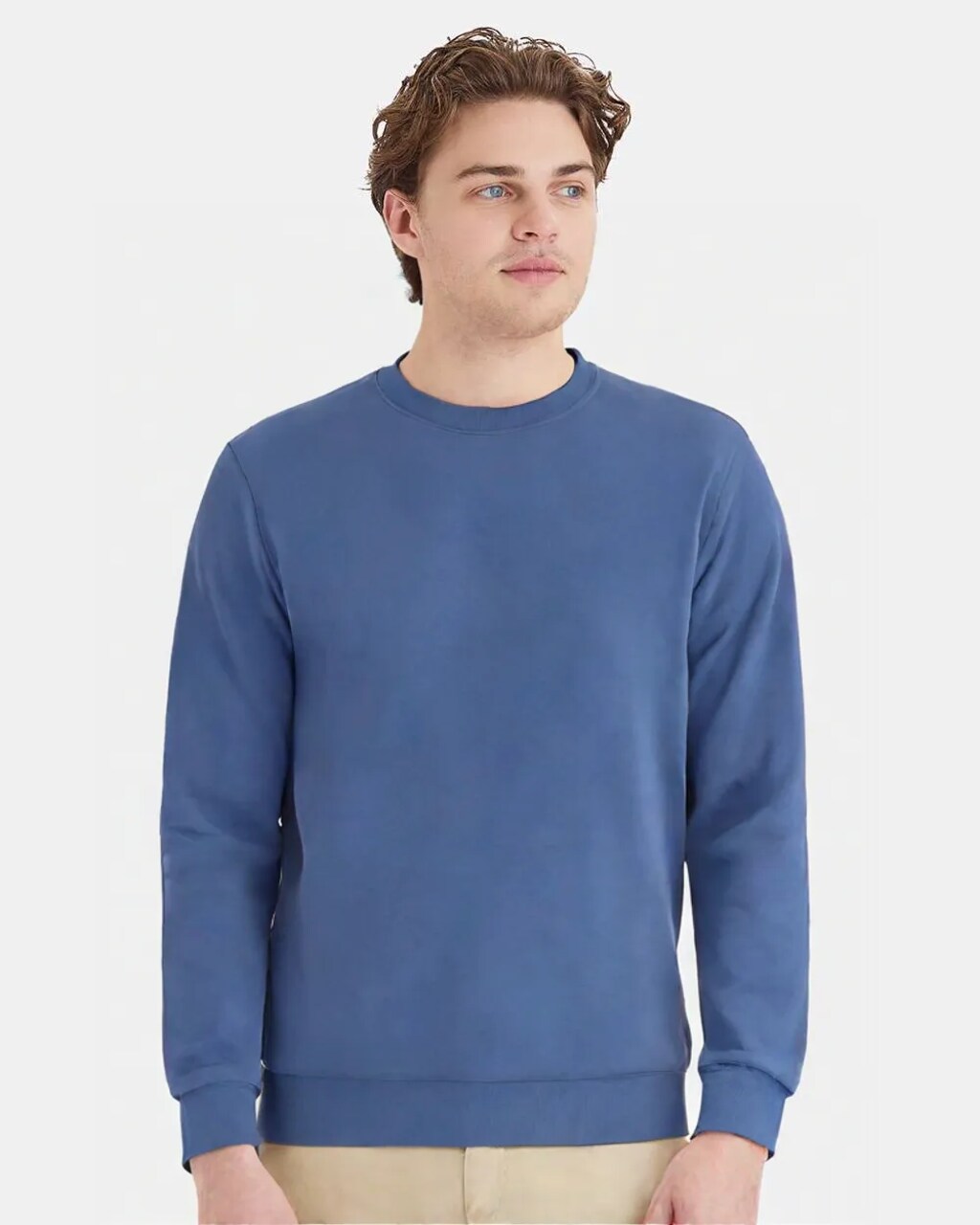Hanes Unisex EcoSmart Crewneck Sweatshirt for screen printing